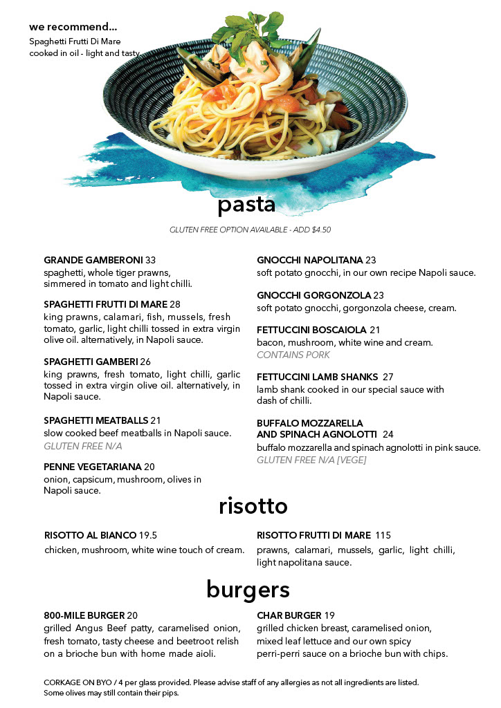 Menu The Taste Italian Grill-5